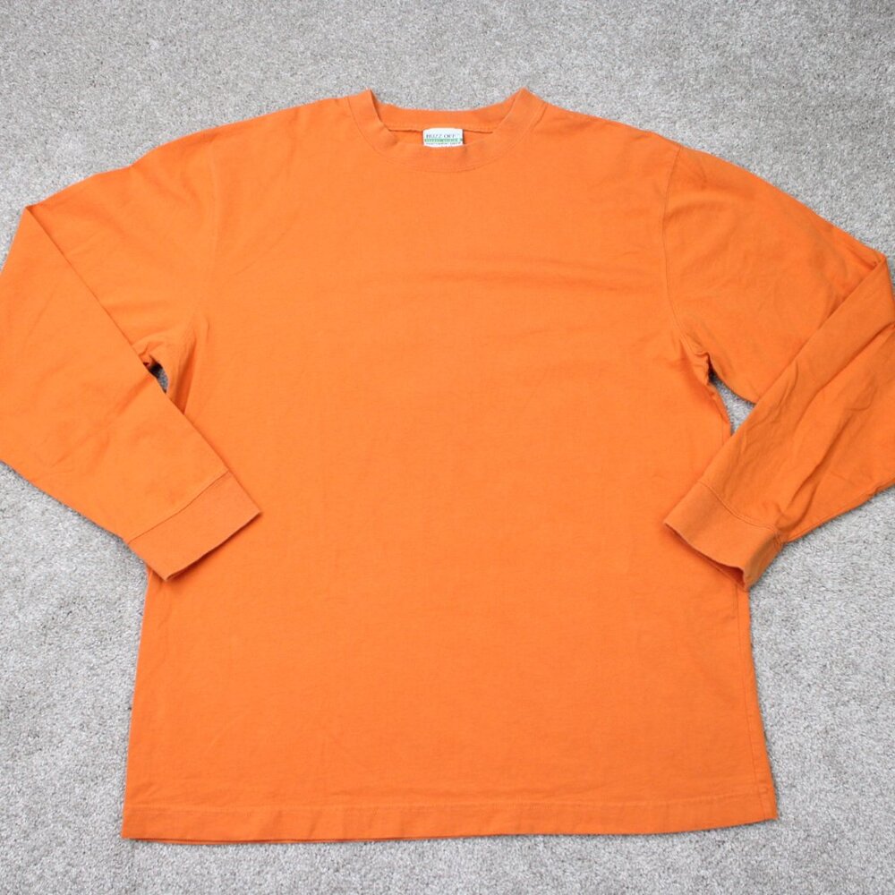 L.L. Bean Buzz Off Shirt Mens Large Orange Insect Shield‎ Cotton Long Sleeve - Picture 2 of 14